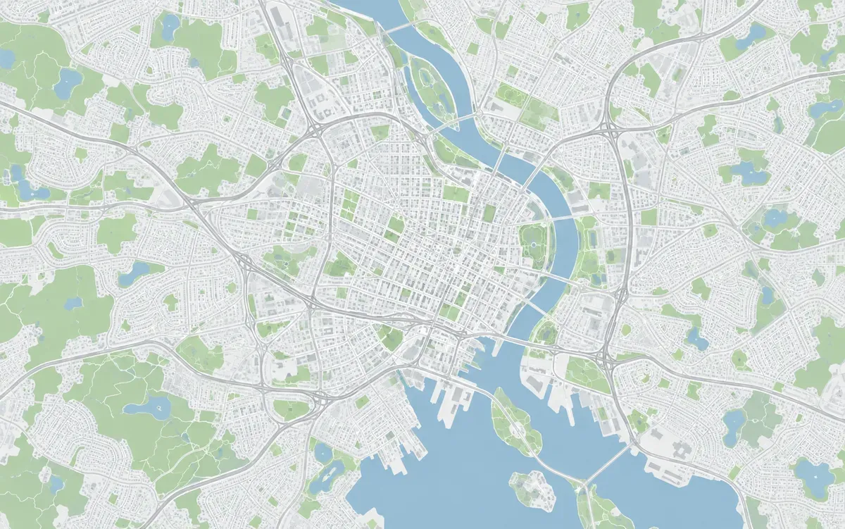 Map of Dallas and the nearby cities served by Northridge Pest Control